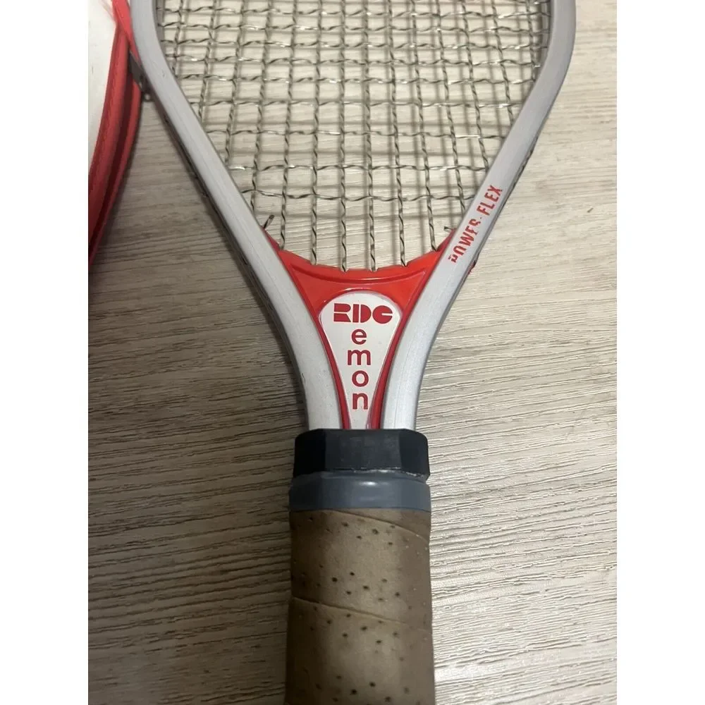 Demon‎ 4-1/8 Power Flex Tennis Racket Vintage Aluminum With Cover Style # 3020